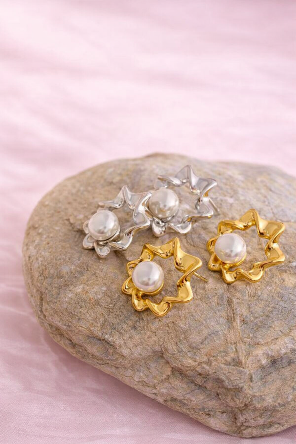 Aretes tipo Almeja