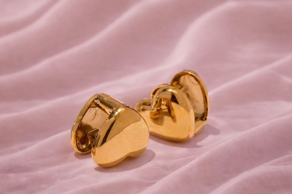 Aretes corazón