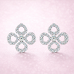 Aretes Flor Celeste
