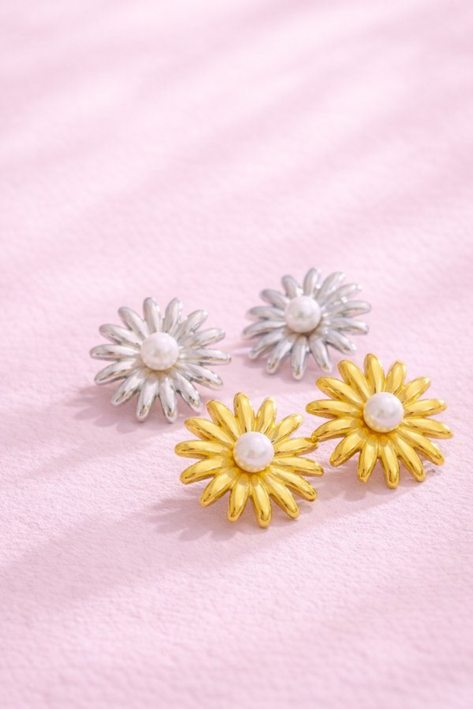 Aretes de acero inoxidable Margarita