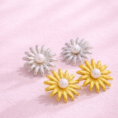 Aretes de acero inoxidable Margarita