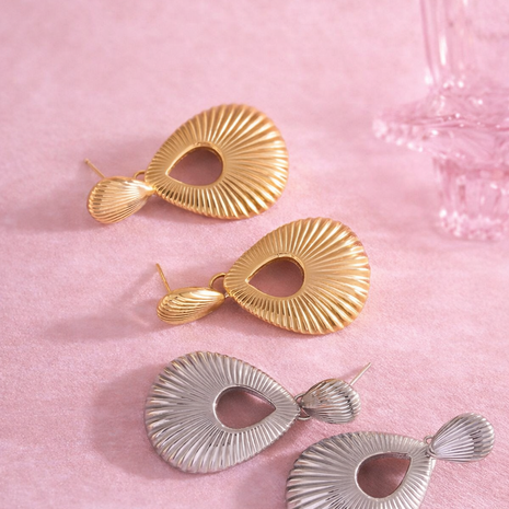 Aretes Brisa Dorada & Plata Marina