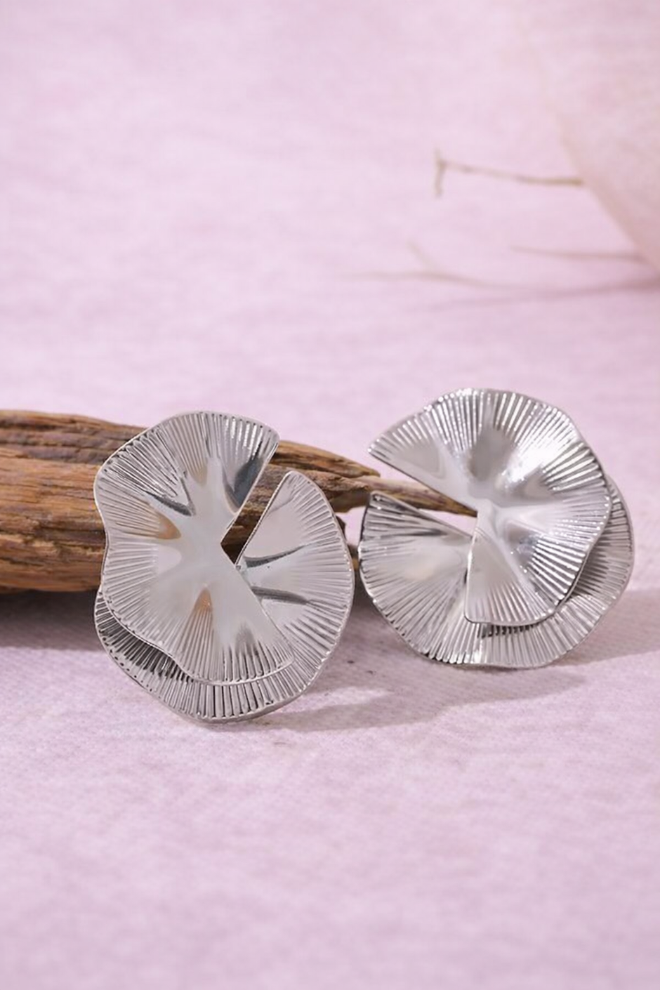 Aretes Ginkgo Dore