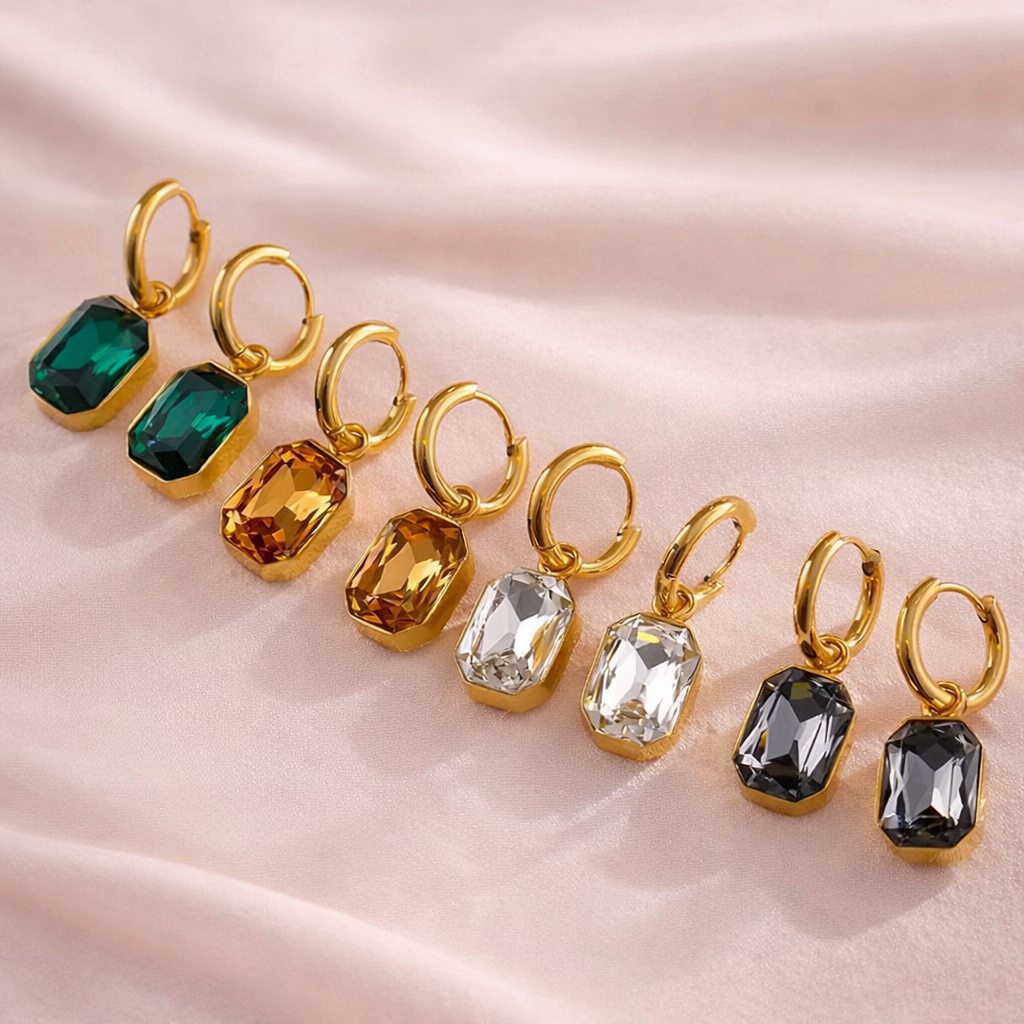 Aretes square multicolor