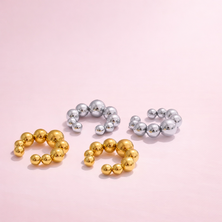 Ear cuffs esferas