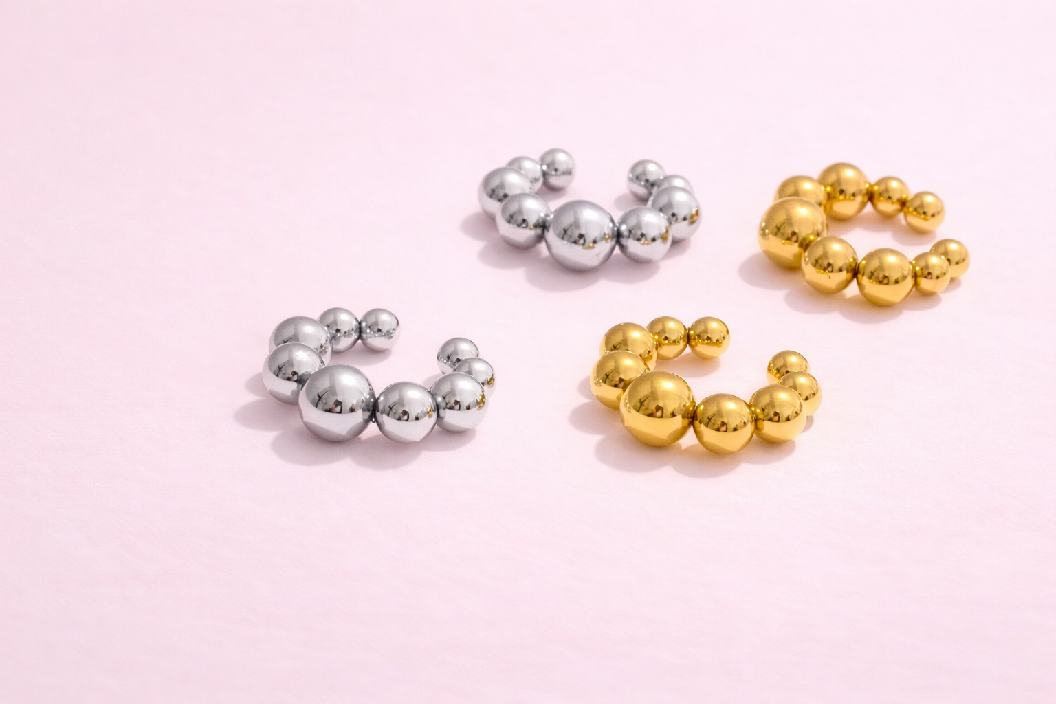 Ear cuffs esferas