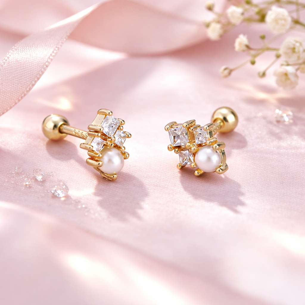 Ear Climbers Perla Stella