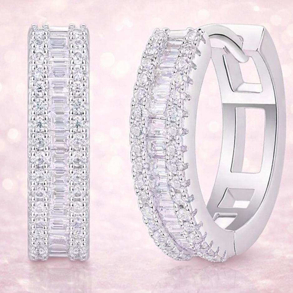 Arracadas Lumiere Moissanite