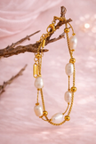 Pulsera perla doble