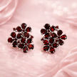 Aretes Granate imperial