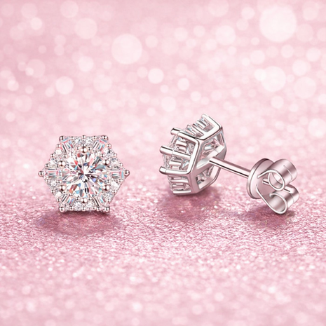Aretes Stella Moissanite