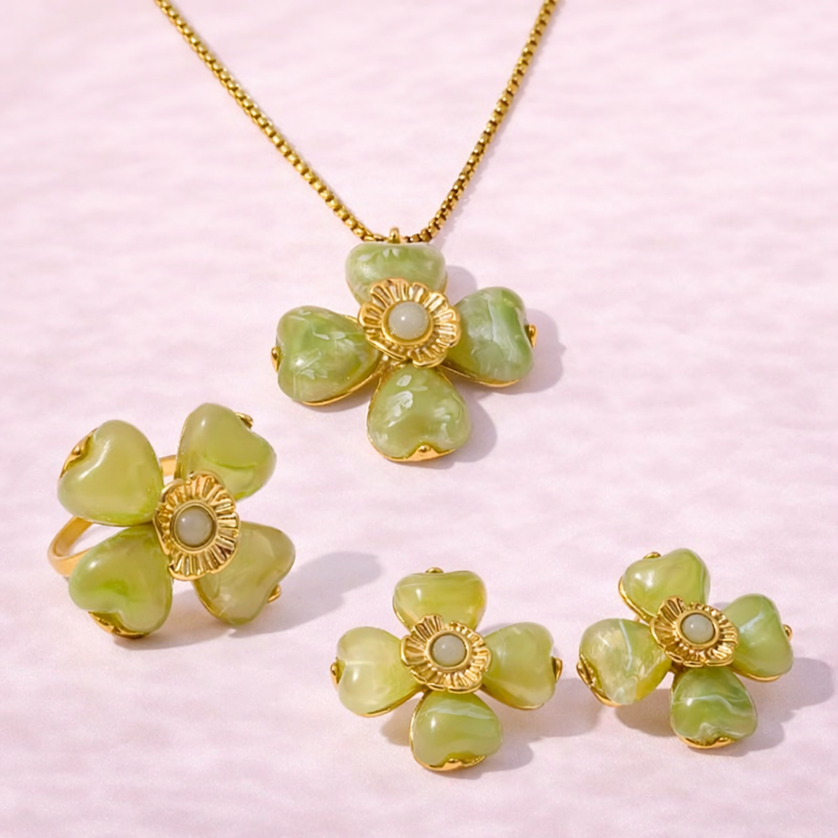 Set Floral Bloom