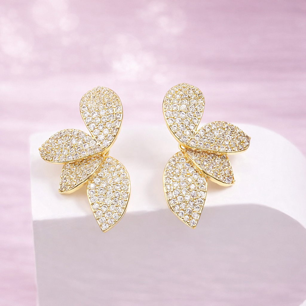 Aretes media hoja