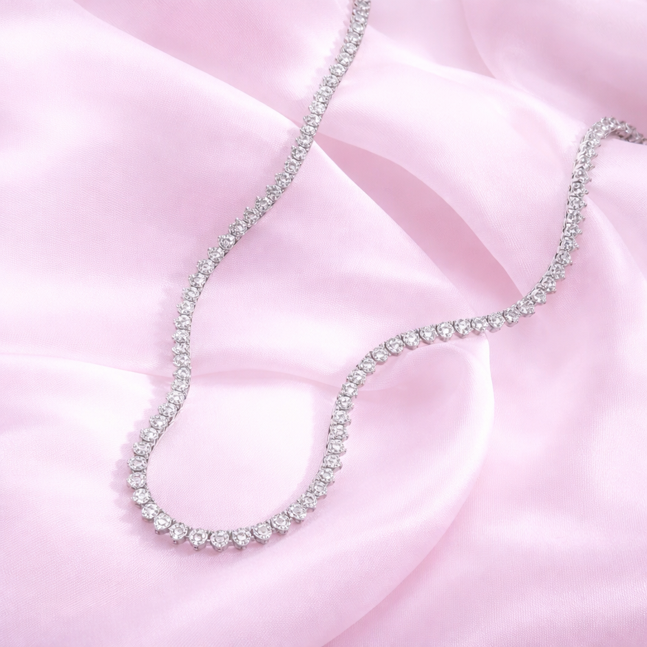 Collar Lumière Moissanita 3mm