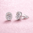 Aretes Oval Moissanite