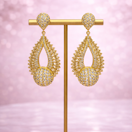 Aretes Majestic Drop