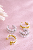 Ear cuff perlas
