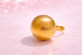Anillo Esfera Golden