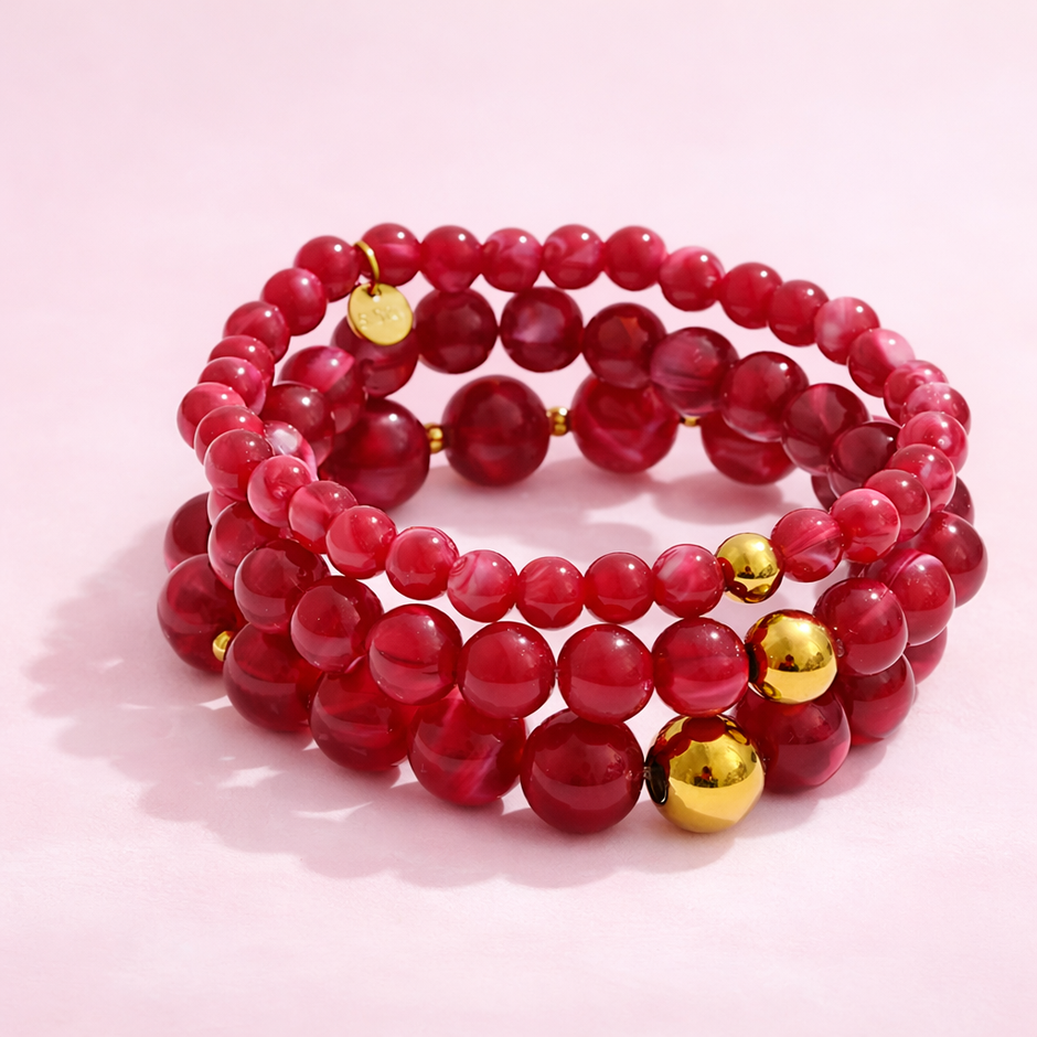 Pulseras triple