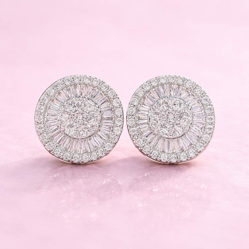 Aretes Round baguette