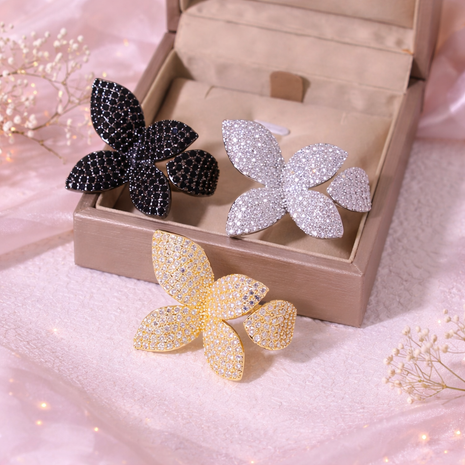 Anillo flor Lumiere