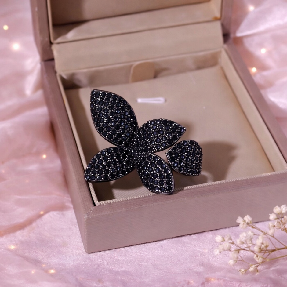 Anillo flor Lumiere