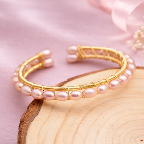 Pulsera Perla Rosal
