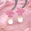 Aretes Perla Magnolia