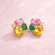 Aretes 3 Oval multicolor