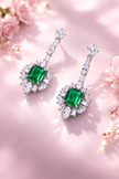 Aretes Imperio Esmeralda