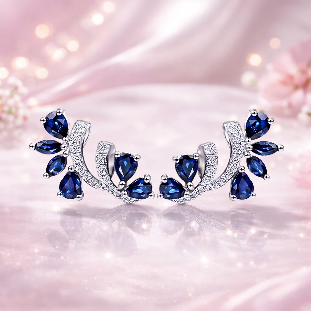Aretes Greta azul