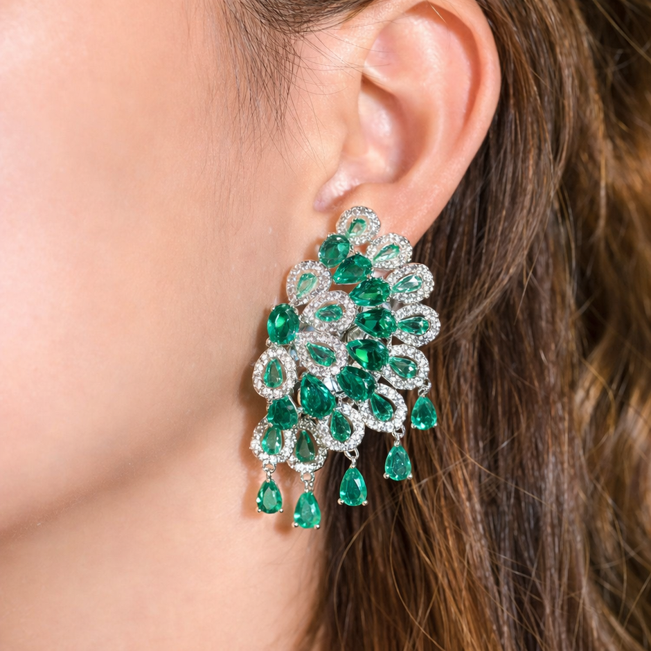 Aretes PavoReal