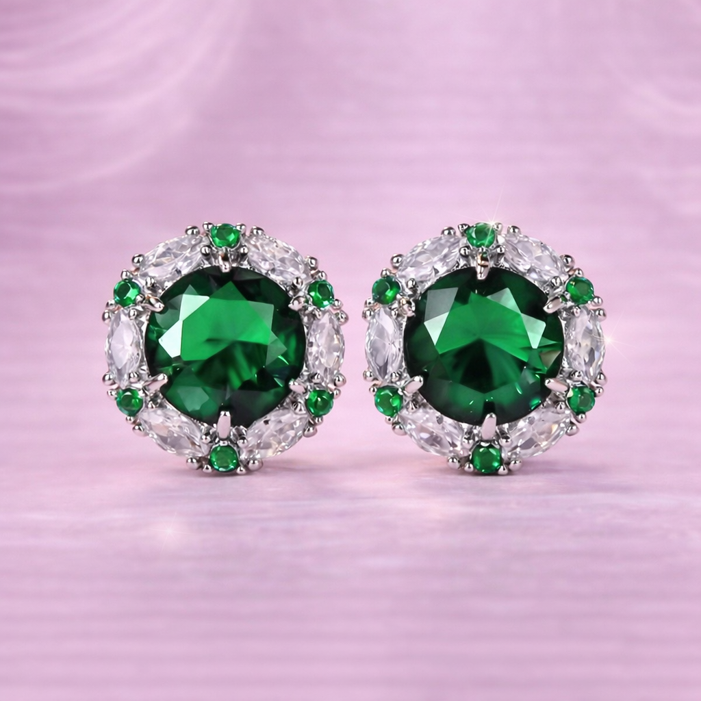 Aretes Crown Elegance