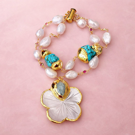 Pulsera flor Aventurina