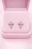 Mini Cruces Faith Moissanite