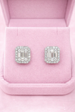Aretes Square Baguette