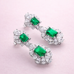 Aretes imperial Esmeralda