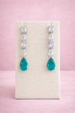 Aretes Esmerald & Tourmaline