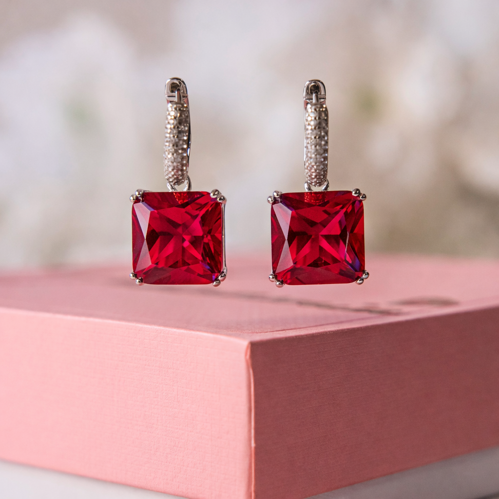 Aretes corte princesa
