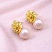 Aretes Flor & Perla