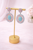 Aretes turquesa pink