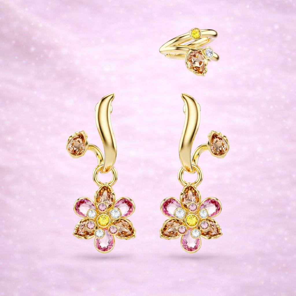 Aretes celeste ear cuff