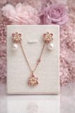 Set Floral perla Rose