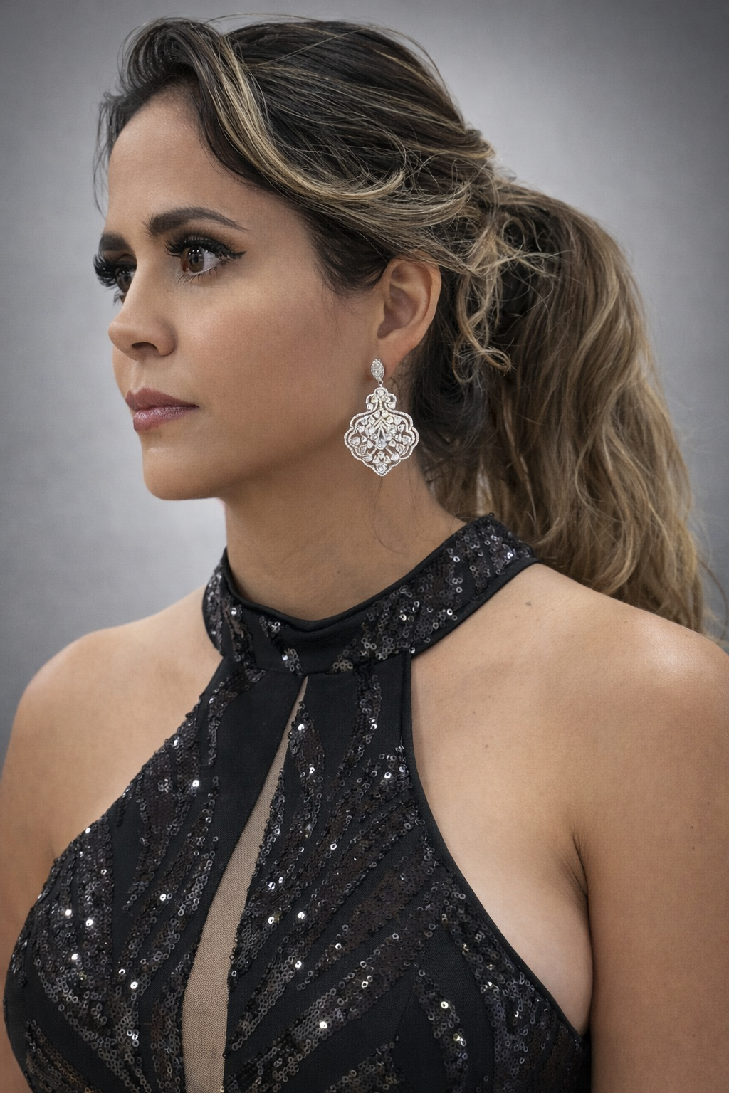 Aretes Encaje