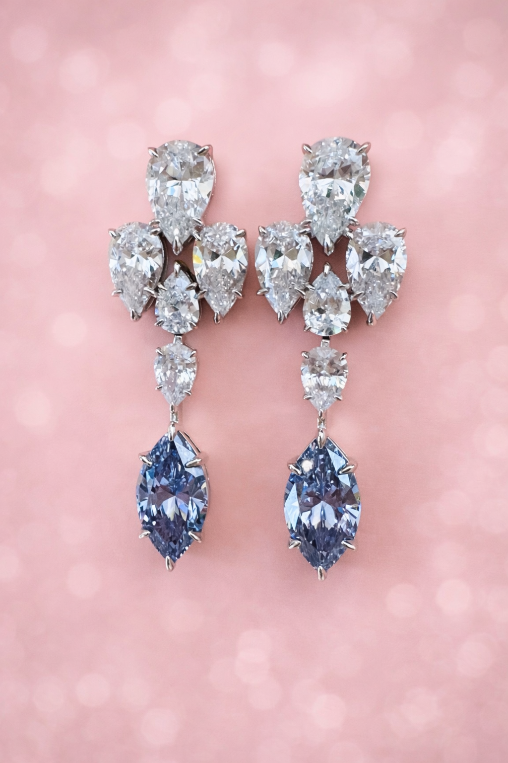 Aretes Elegance tanzanita