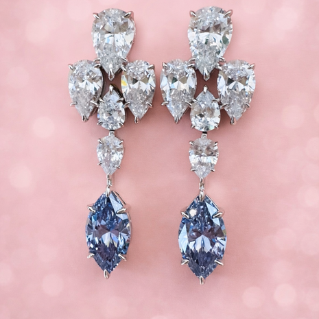 Aretes Elegance tanzanita