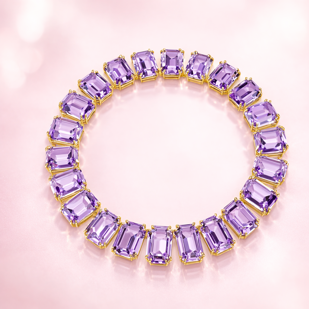 Collar de cristales Octagonales