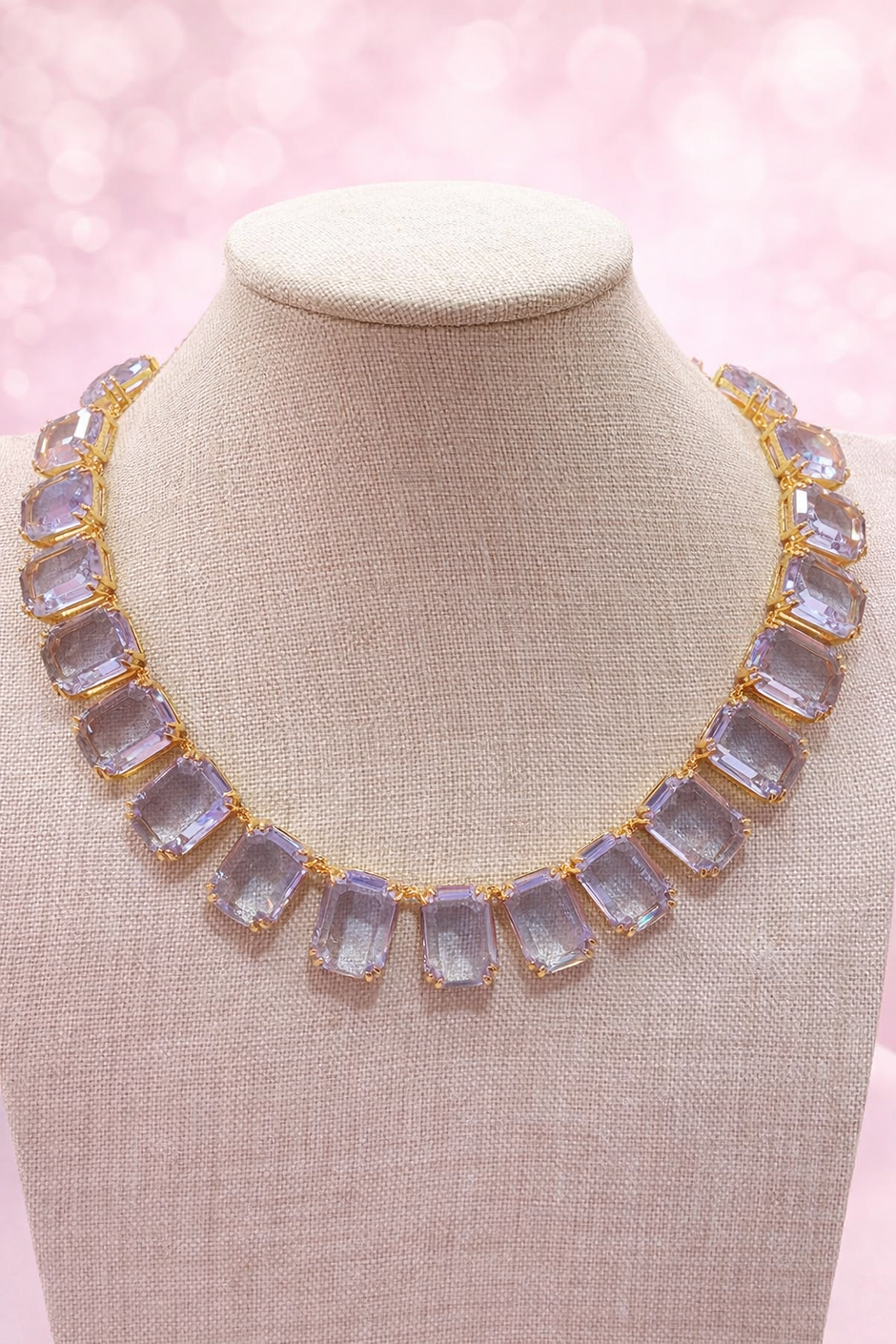 Collar de cristales Octagonales