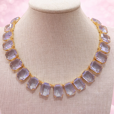 Collar de cristales Octagonales