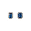 Aretes baño de oro con Zirconia